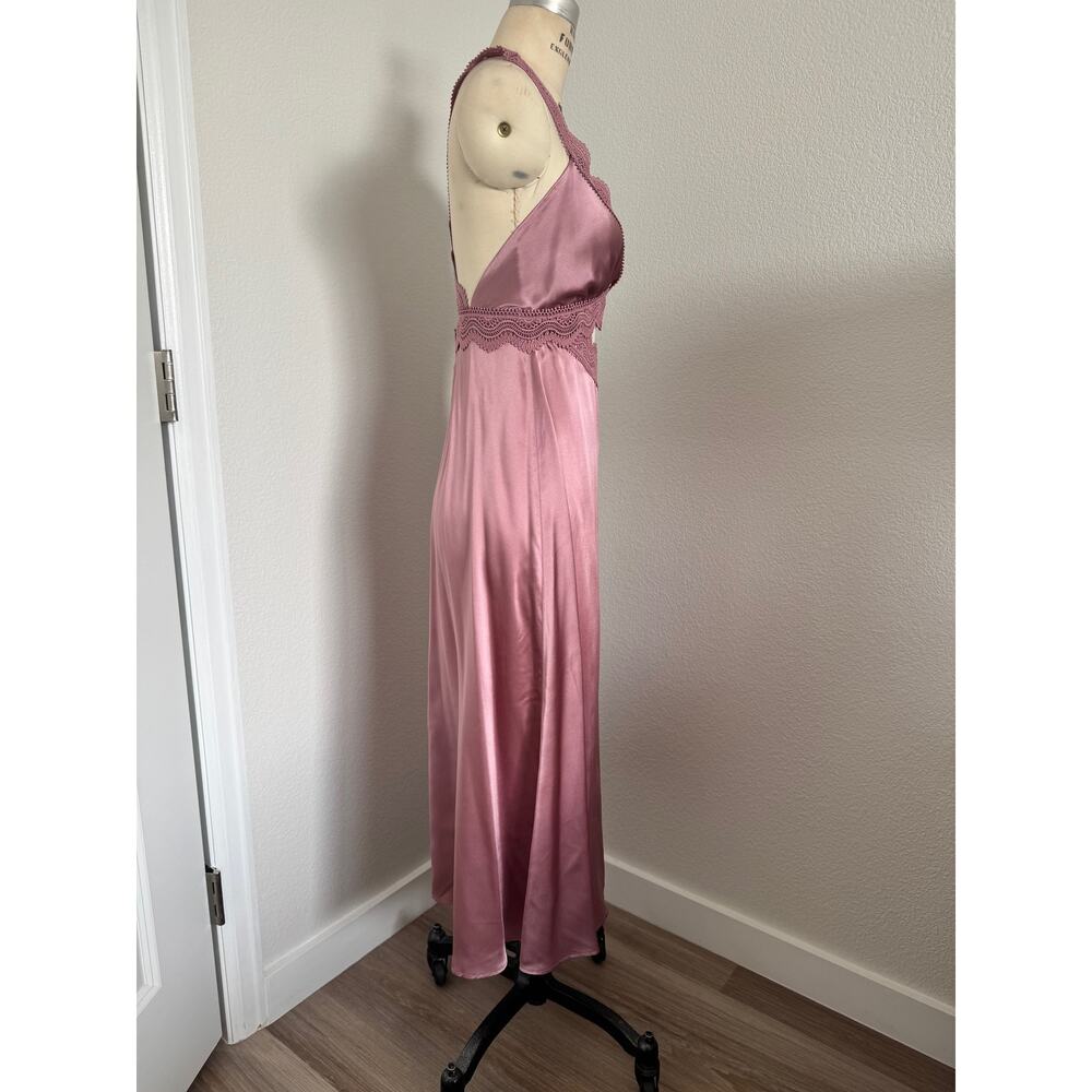 The Kooples | NWT 100% Silk and Lace Maxi Dress Size 0/XS - Picture 2 of 10